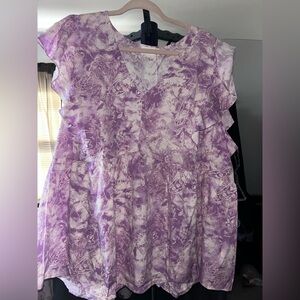 Emily Wonder Ruffle Sleeve Top